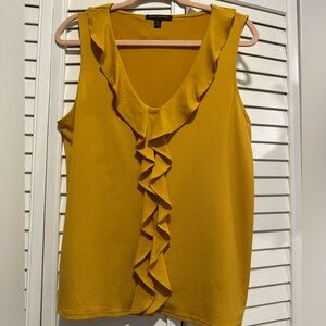Banana republic medium mustard blouse